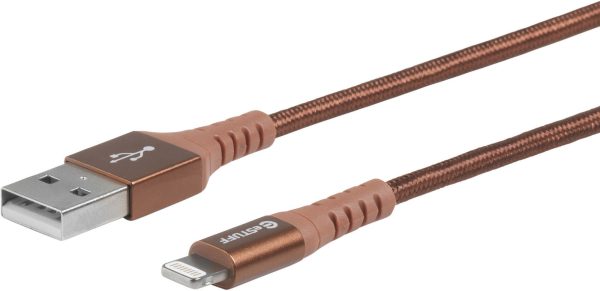 Lightning Cable MFI 2m GoldeSTUFF For Sale