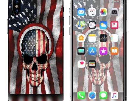 America Skull Military Usa Murica Apple iPhone X Skin Online now