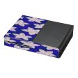 Flowered Blue Microsoft Xbox One Skin on Sale