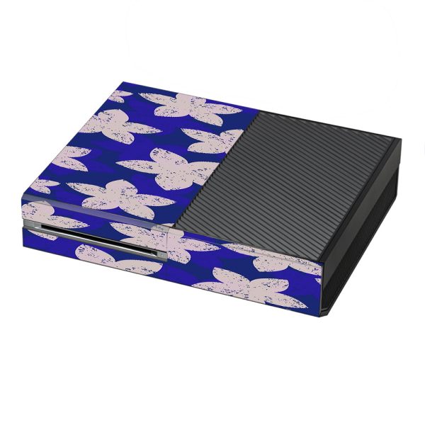 Flowered Blue Microsoft Xbox One Skin on Sale