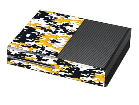 Digi Camo Team Colors Camouflage Yellow Blue Microsoft Xbox One Skin Online now