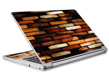 Stained Glass Bricks Brick Wall Acer Chromebook R13 Skin Hot on Sale