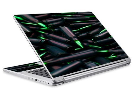 Green Bullets Military Rifle Ar Acer Chromebook R13 Skin Sale