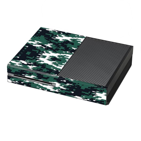 Digi Camo Team Colors Camouflage Green Black Microsoft Xbox One Skin Online now