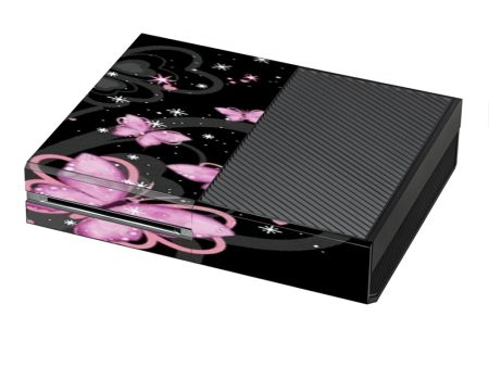 Pink Majestic Butterflies Hearts Microsoft Xbox One Skin Supply