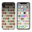 Argyle2 Apple iPhone X Skin Online Sale