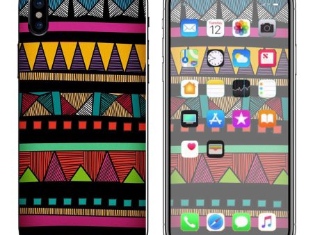 Aztec Chevron  Apple iPhone X Skin Sale