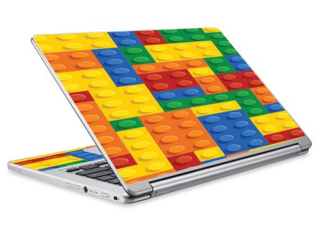 Playing Blocks Bricks Colorful Snap  Acer Chromebook R13 Skin on Sale