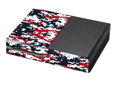 Digi Camo Team Colors Camouflage Red Blue Microsoft Xbox One Skin For Discount