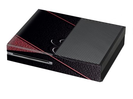 Black Red Leather Hindu Om Like Symbol Microsoft Xbox One Skin Supply