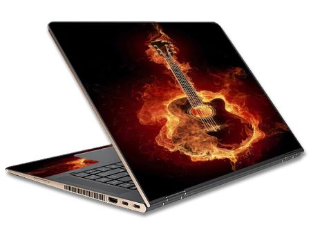 Guitar In Flames HP Spectre x360 13t Skin Cheap