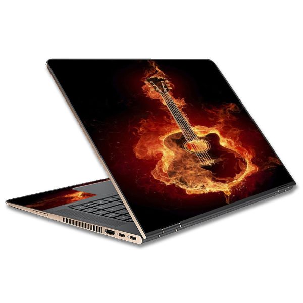 Guitar In Flames HP Spectre x360 13t Skin Cheap