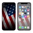 American Flag Distressed  Apple iPhone X Skin on Sale