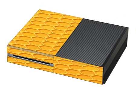 Yellow Honeycomb Microsoft Xbox One Skin For Sale