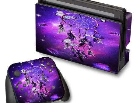 Dreamcatcher Butterflies Purple Nintendo Switch Skin Online Sale