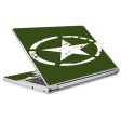 Green Army Star Military Acer Chromebook R13 Skin Sale