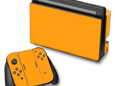 Solid Orange Nintendo Switch Skin Online Sale