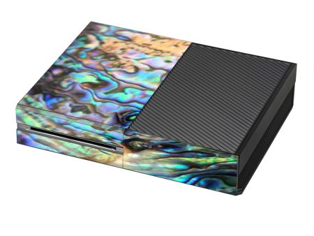 Abalone Swirl Shell Design Blue Microsoft Xbox One Skin Supply