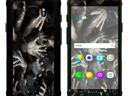 Zombie Hands Dead Trapped Walking Samsung Galaxy S7 Active Skin on Sale