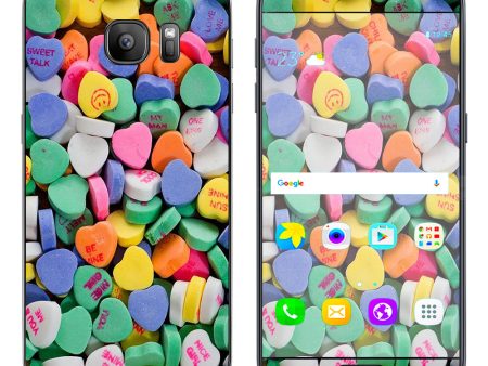 Heart Candy, Valentines Candy Samsung Galaxy S7 Skin Online