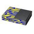 Neon Blue Yellow Trippy Microsoft Xbox One Skin For Cheap