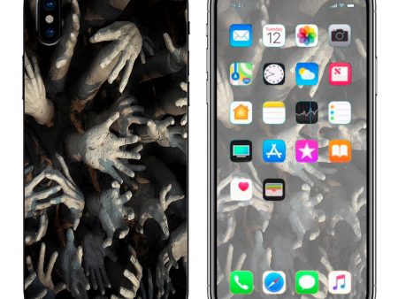 Zombie Hands Dead Trapped Walking Apple iPhone X Skin Supply