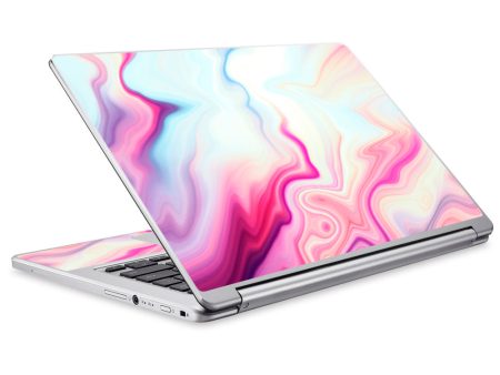 Pink Marble Glass Pastel Acer Chromebook R13 Skin Online now