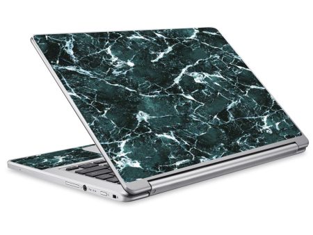 Green Dark Marble Granite Acer Chromebook R13 Skin Online