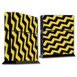 Yellow And Black Chevron Sony Playstation PS4 Skin on Sale