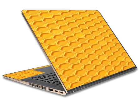 Yellow Honeycomb HP Spectre x360 13t Skin Sale