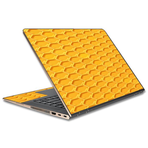 Yellow Honeycomb HP Spectre x360 13t Skin Sale