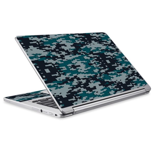 Digi Camo Team Colors Camouflage Green Black Grey Acer Chromebook R13 Skin Online