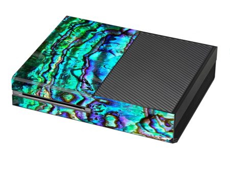 Abalone Ripples Green Blue Purple Shells Microsoft Xbox One Skin Online Hot Sale