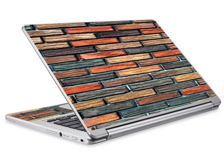 Colorful Brick Wall Design Acer Chromebook R13 Skin Online