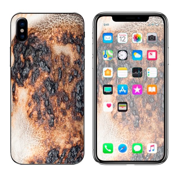 Burnt Marshmallow Fire Smores Apple iPhone X Skin on Sale