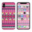 Aztec Pink Apple iPhone X Skin Discount