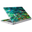 Abalone Shell Swirl Neon Green Opalescent Acer Chromebook R13 Skin Online