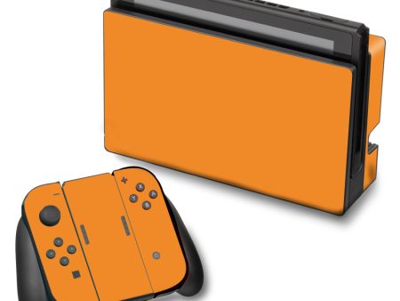 Dark Orange Nintendo Switch Skin Hot on Sale