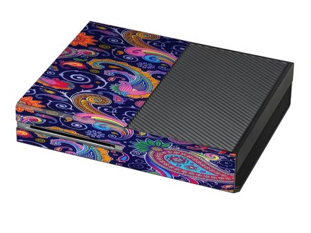 Purple Paisley Microsoft Xbox One Skin on Sale