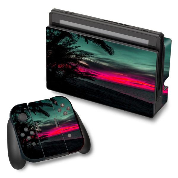 Ocean Sunset Pink Sky  Nintendo Switch Skin on Sale