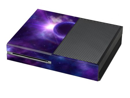 Purple Moon Galaxy Microsoft Xbox One Skin Cheap