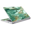 Marble Paint Swirls Green Acer Chromebook R13 Skin on Sale