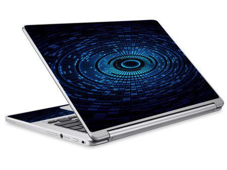 Abstract Blue Vortex Acer Chromebook R13 Skin Online Hot Sale