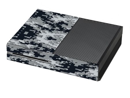 Digi Camo Team Colors Camouflage Black Silver Microsoft Xbox One Skin on Sale