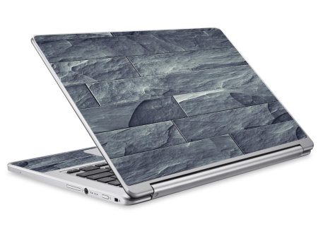 Grey Slate Panel Brick Wall Bricks Acer Chromebook R13 Skin Sale