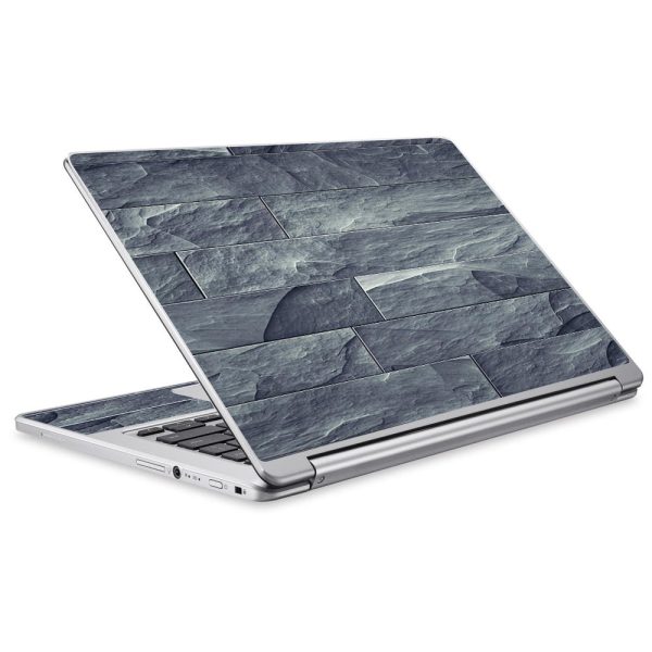 Grey Slate Panel Brick Wall Bricks Acer Chromebook R13 Skin Sale