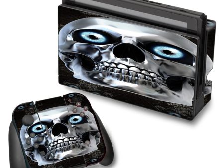 Punish Face On Glowing Red Nintendo Switch Skin Cheap