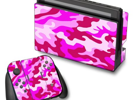 Pink Camo, Camouflage  Nintendo Switch Skin For Sale