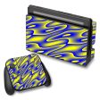 Neon Blue Yellow Trippy Nintendo Switch Skin Discount